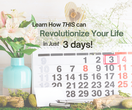 Learn How THIS Can Revolutionize Your Life in Just 3 Days!