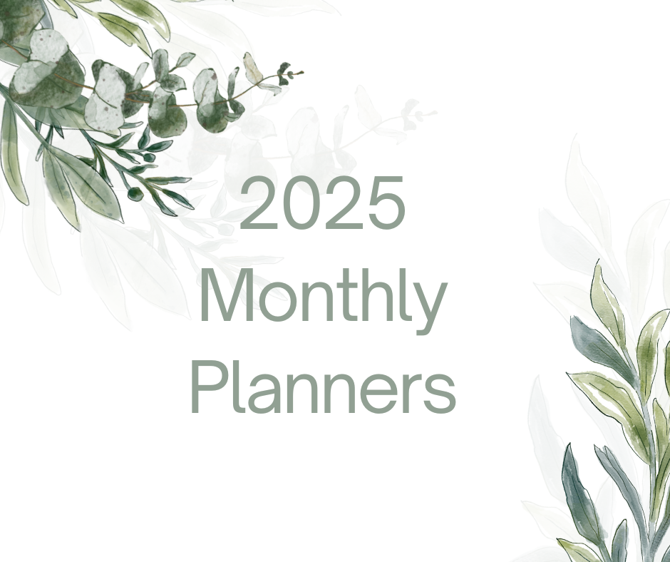 2025 Monthly LIFE Planners